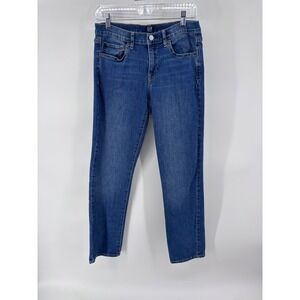 GAP Denim Womens Size 30 Regular Blue Jeans Mid Rise Slim Ankle 29" inseam‎